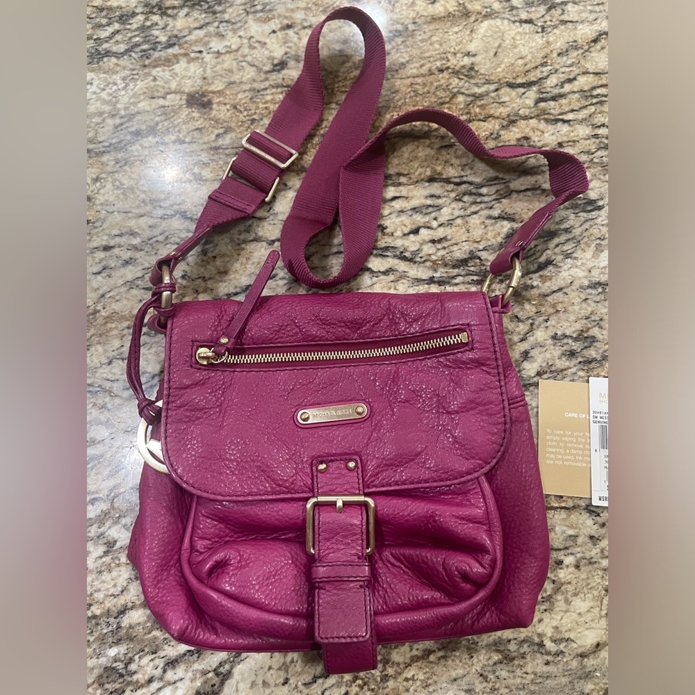 Michael Kors Small Messenger Crossbody Magenta/Pink